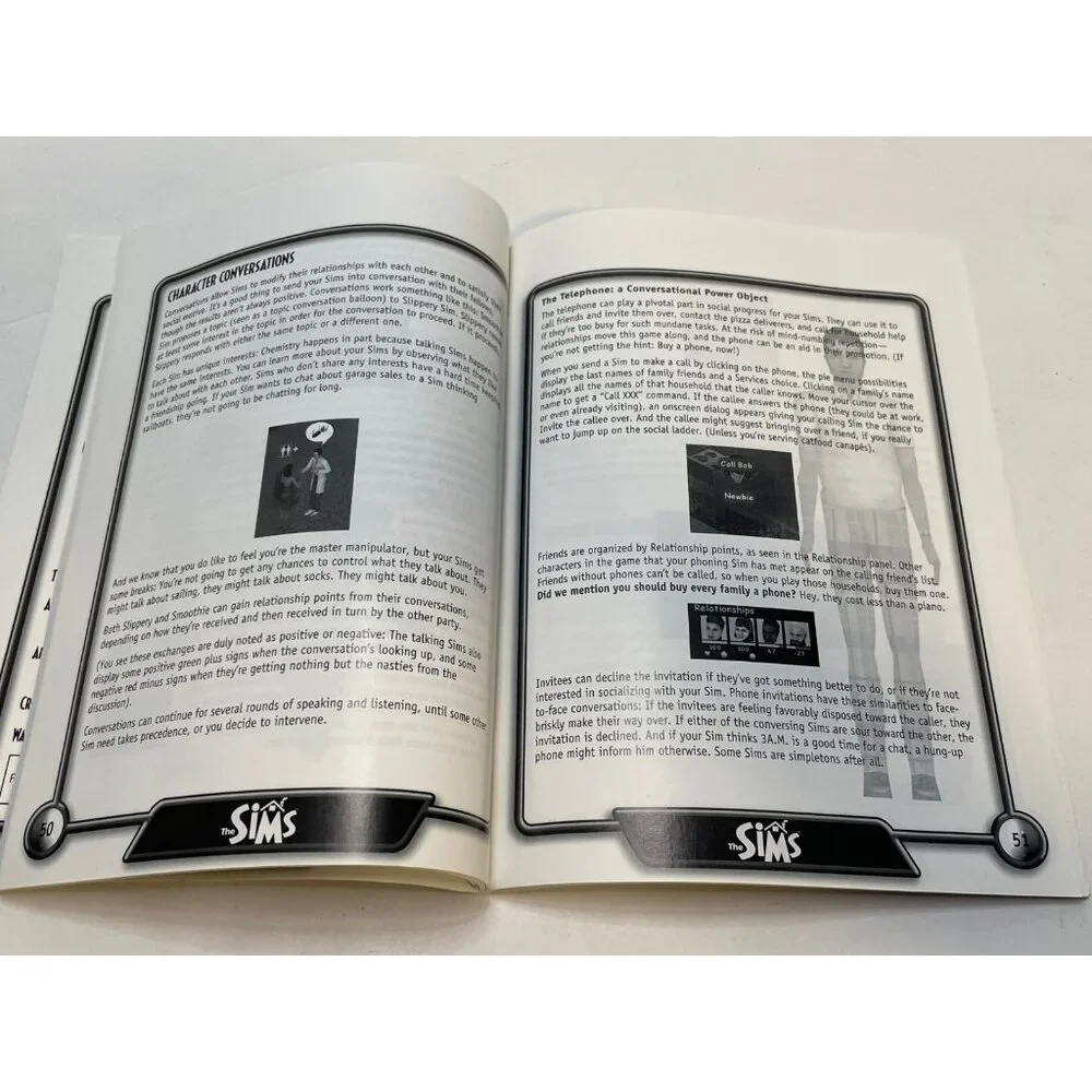 The Sims Simulator computer PC Instruction manual booklet only 2000 EA Game